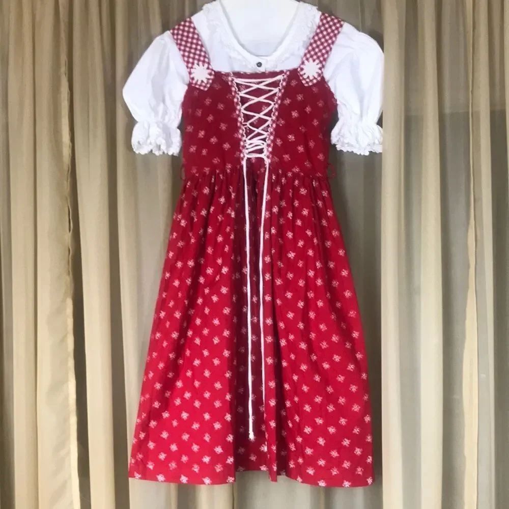 Halloween 🎃 VTG, USAC TRACHTEN Dress Size 10/12 Aproximadamente